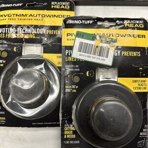 2 Rino-Tuff Pivotrim Autowinder Bump Feed‎ Universal Trimmer Head *see Photos